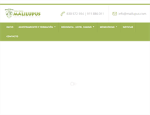 Tablet Screenshot of malilupus.com